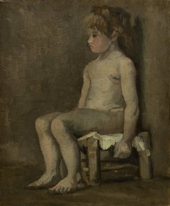 Nude Girl, Seated